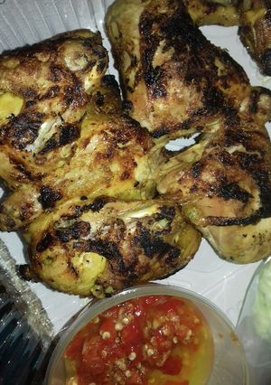 Foto resep Ayam bakar praktis plus sambel korek