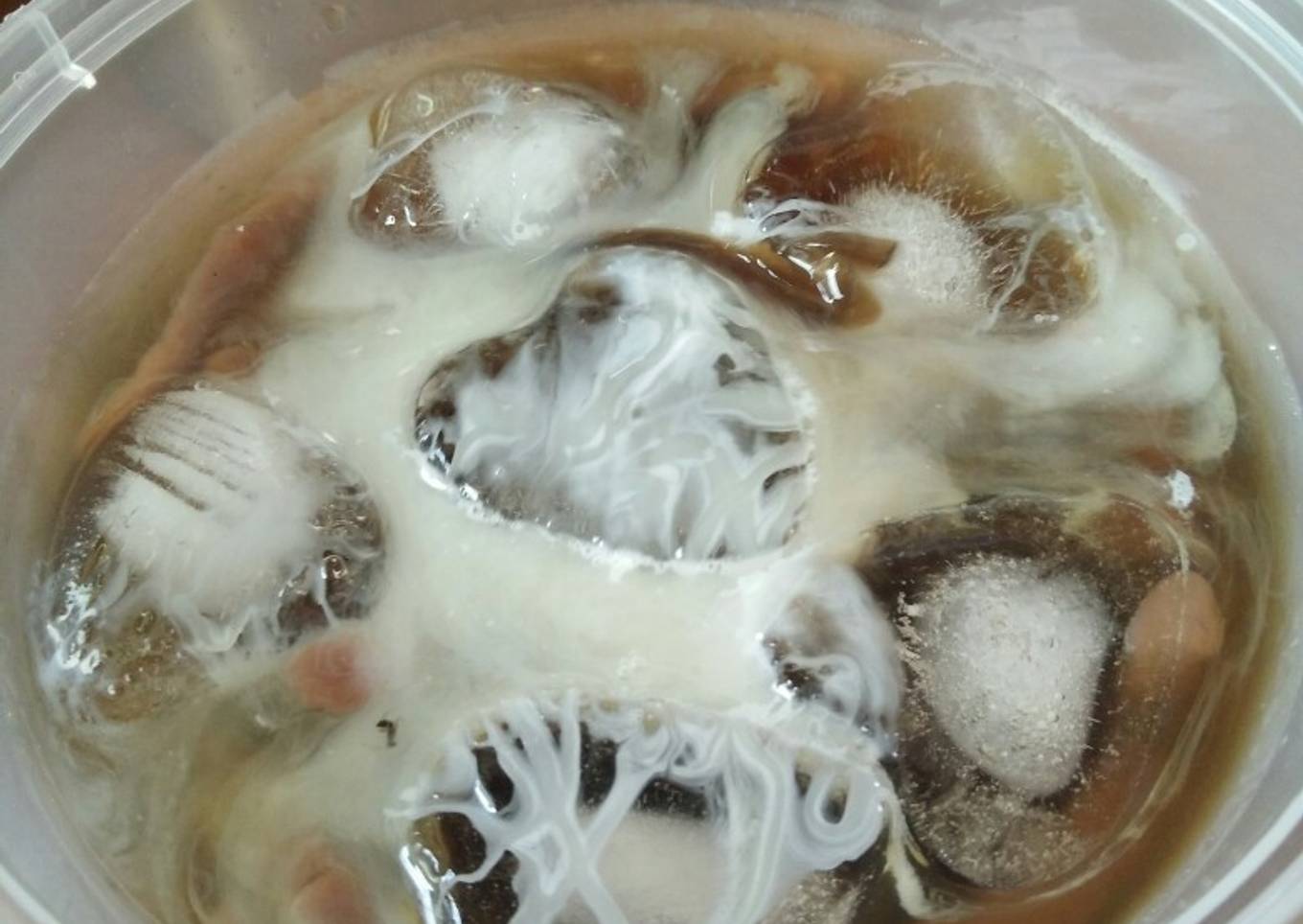 *Es cendol coklat cincau*