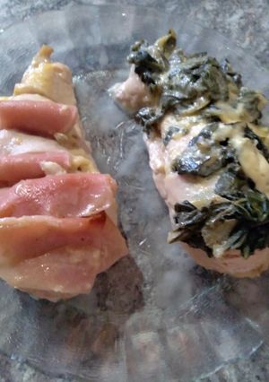 Una foto de Pechuga rellena keto 2g de carbohidrato cada una
