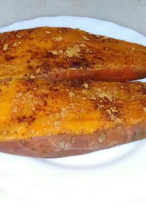 Una foto de Boniato asado al horno