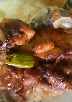 A picture of Deep fried meat.