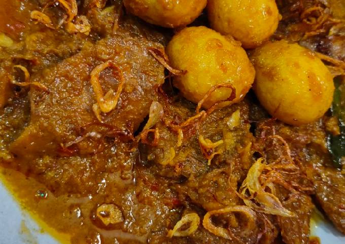 Langkah Mudah untuk Menyiapkan Semur daging telur puyuh Anti Gagal