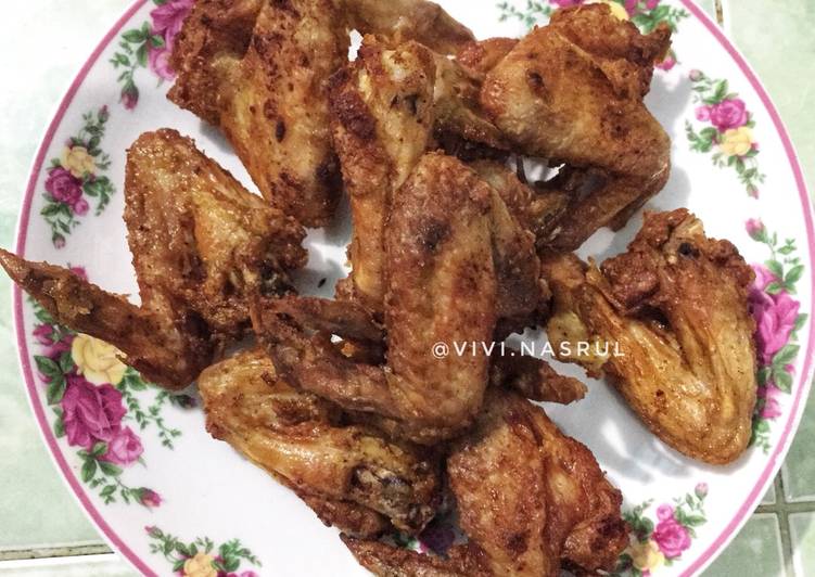 Sayap goreng tepung terigu