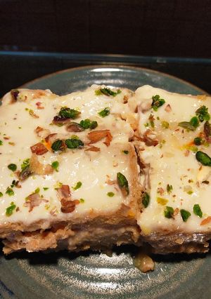 A picture of Malai Cake.