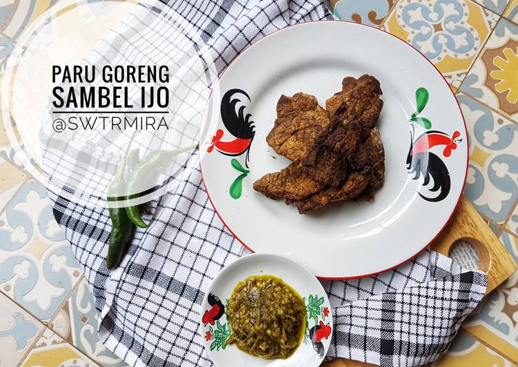 Paru Goreng Sambel Ijo #ketopad_cp_jerohan