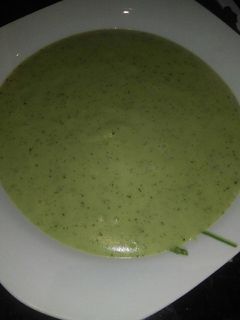Una foto de Crema de calabacín