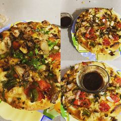 A picture of Focaccia bread.