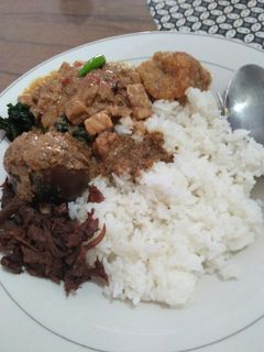 Foto resep Nasi gudeg telur bacem