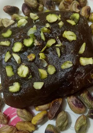 A picture of Sweet potato Halwa.