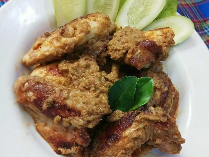 Cara Buat Ayam bakar bumbu rendang Istimewa