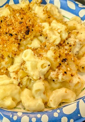 A picture of Southern Macaroni & Cheese.