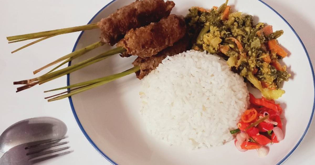 Resep Sate Lilit Daging Sapi Dengan Bahan Sederhana