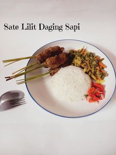 Foto resep Sate Lilit Daging Sapi