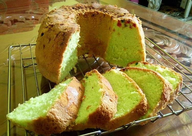 Pandan Sponge Cake / Bolu Pandan