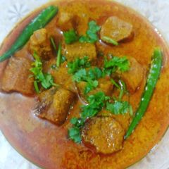Raw Banana Korma A picture of Raw Banana Korma.