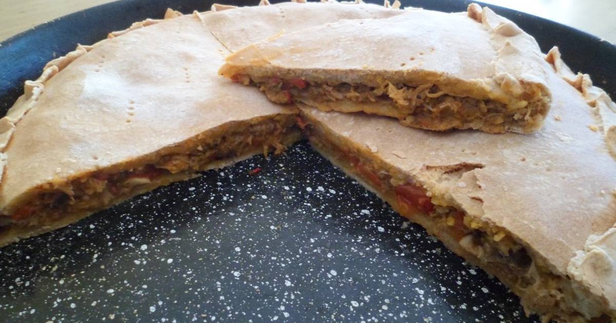Tarta De Vigilia Con Jurel Al Natural Receta De Mcdelg1 Cookpad