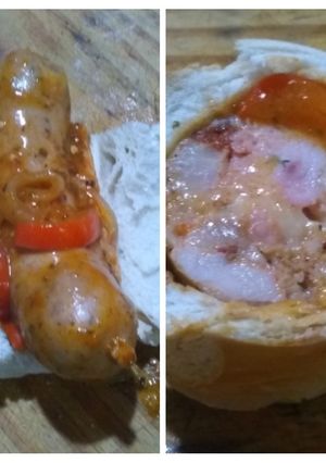 Una foto de Choripan a la Pomarola