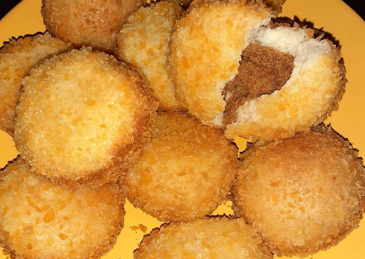 Roti Goreng Abon No Egg No Milk