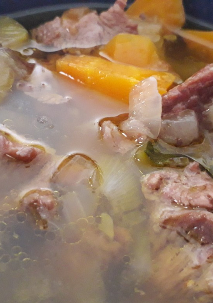 Una foto de Carne en salsa de pavo a la olla exprés
