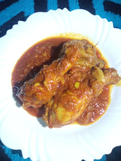 A picture of Spicy chicken in pineapple sauce #festivedishcontest_mombasa.