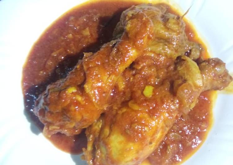 Steps to Prepare Any-night-of-the-week Spicy chicken in pineapple sauce #festivedishcontest_mombasa