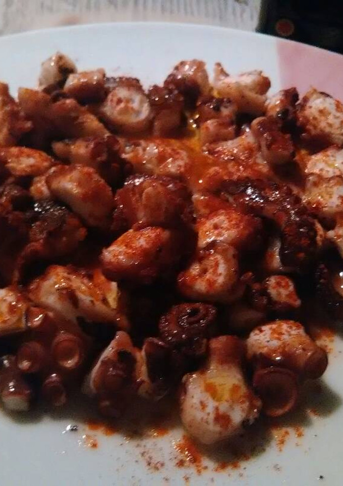 Una foto de Pulpo a la gallega