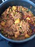 Aloo keema matar
