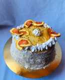 Torta de panqueque de naranja