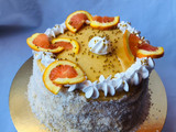 Torta de panqueque de naranja