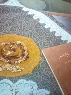 عکسی از دستور حلوا شیره خرما و گردو
