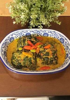 Foto resep Buntil Daun Singkong & Pepaya