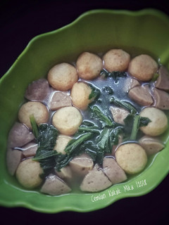 Foto resep Kuah Caisim Bakso Udang