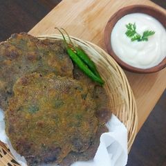 A picture of Milliet flour flat bread.