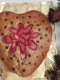 Una foto de Bizcocho de fresas 🍓