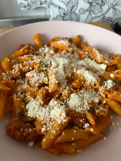 Una foto de Macarrones con chorizo