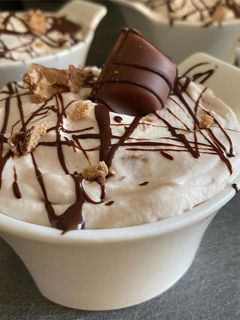 Une photo de Dessert façon tiramisu au Kinder Bueno [sans œuf]