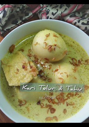 Foto resep Kari Telur & Tahu