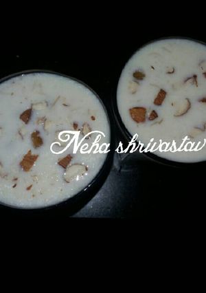 A picture of Badam shake.