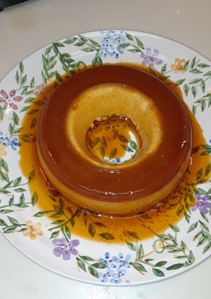 Una foto de Flan de vainilla
