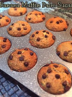 Foto resep Muffin Pisang Gula Palem (Banana Muffin Palm Sugar)