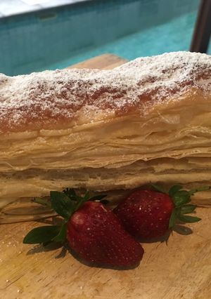 Foto resep Strawberry custard pastry