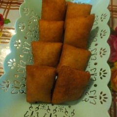 A picture of Lemon brown soft mandazi.