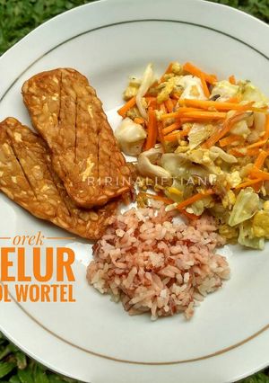 Foto resep Orek telur kol wortel