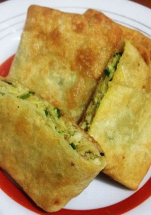 Foto resep Martabak Telur dan ayam ala Penjual pinggir jalan
