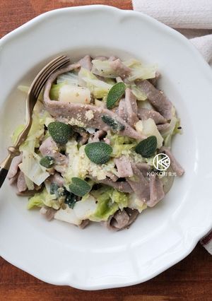 蕎麥義大利麵Pizzoccheri 的食譜成品照片