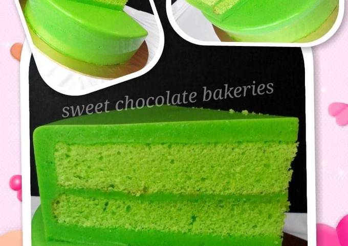 Resipi Kek Pandan Layer Oleh Atie Sweetchocbakeries Cookpad