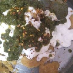 A picture of Papdi chaat.