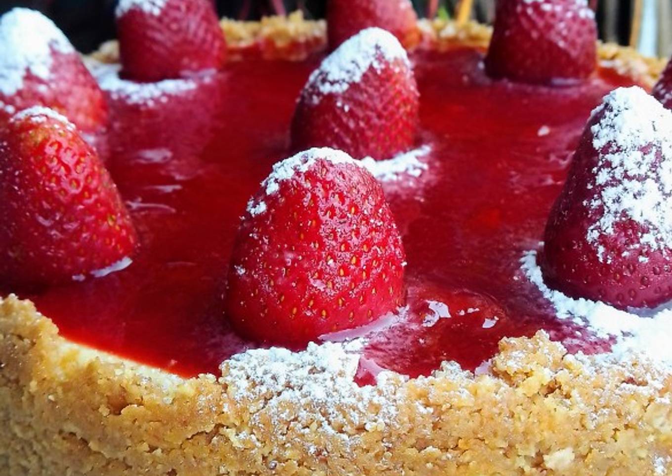 Cheesecake de fresa 🍰