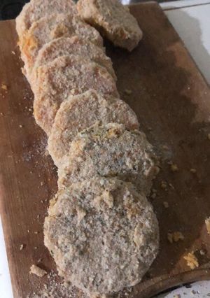 Una foto de Milanesa de zapallito saludable