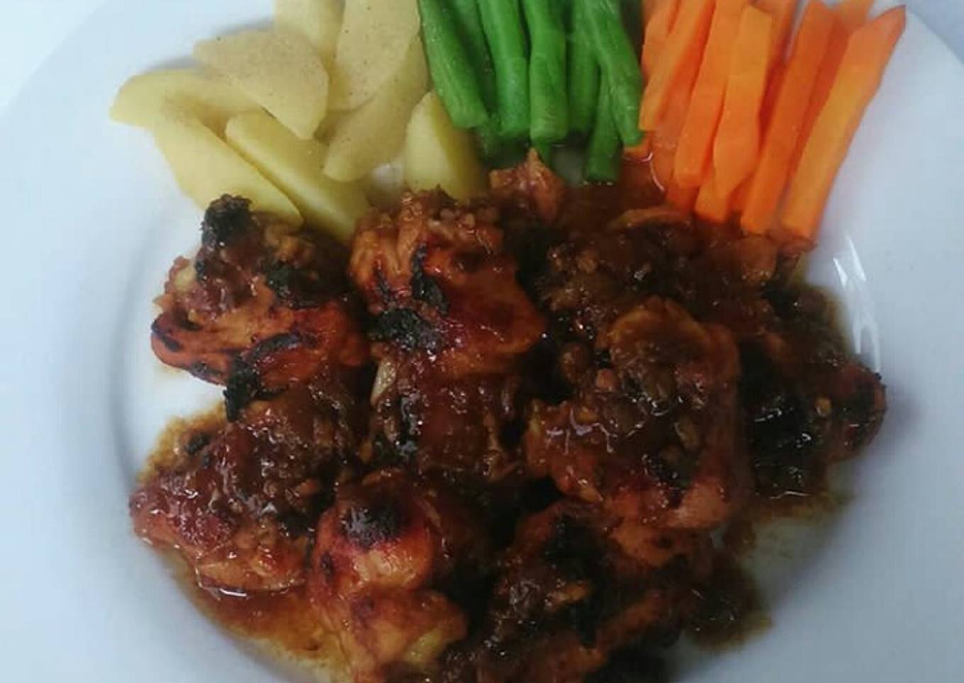 Resep Ayam bakar barbeque, Bisa Manjain Lidah